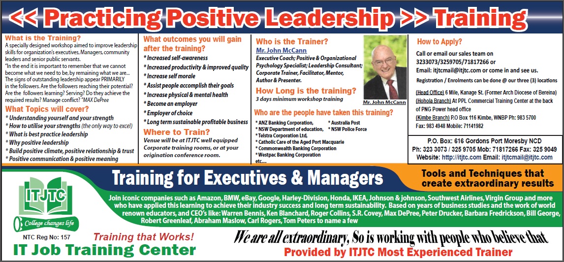 Positive Leadership Training PNG